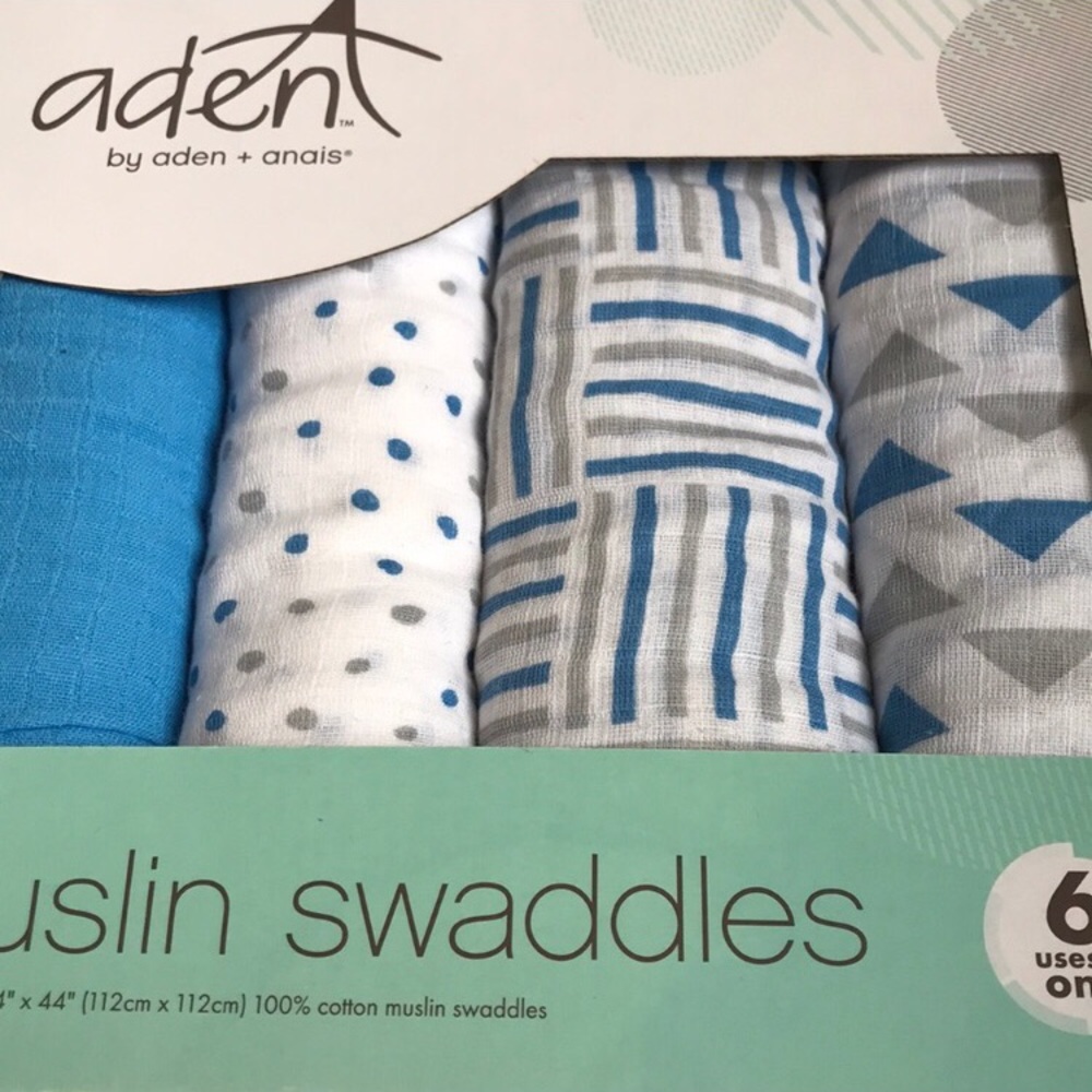 Aden + Anais swaddlers washed but never used